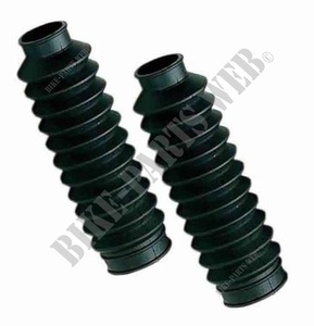Black forks boot gaitors Honda XR200, XLR250, XLR350, XLR500 and XLR600 39mm - 232002
